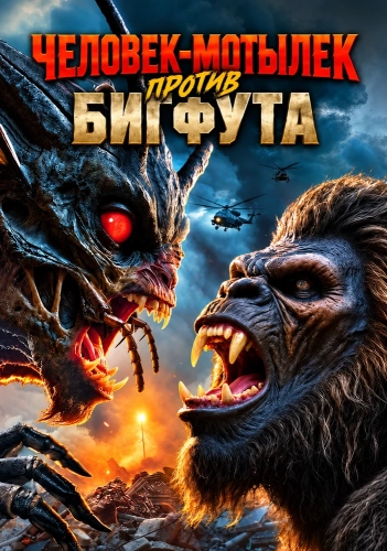 Человек-мотылек против Бигфута смотреть онлайн